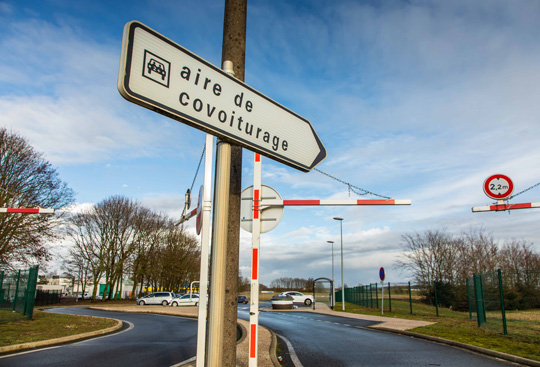 Parking de covoiturage Sanef