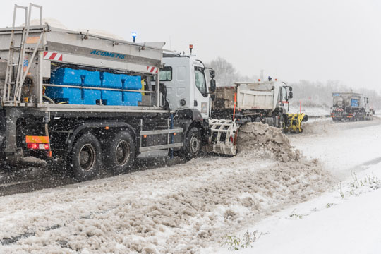 Hiver - Saleuse - Béthune - Autoroute A26