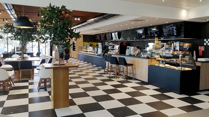 Aire de Giberville Nord - Autoroute A13 - restaurant Stratto