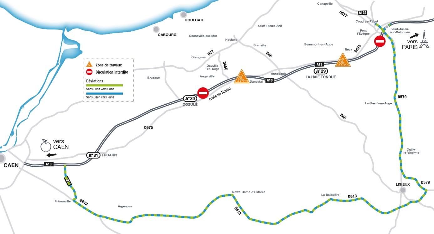 Déviation A13 Elargissement  - Autoroute SAPN