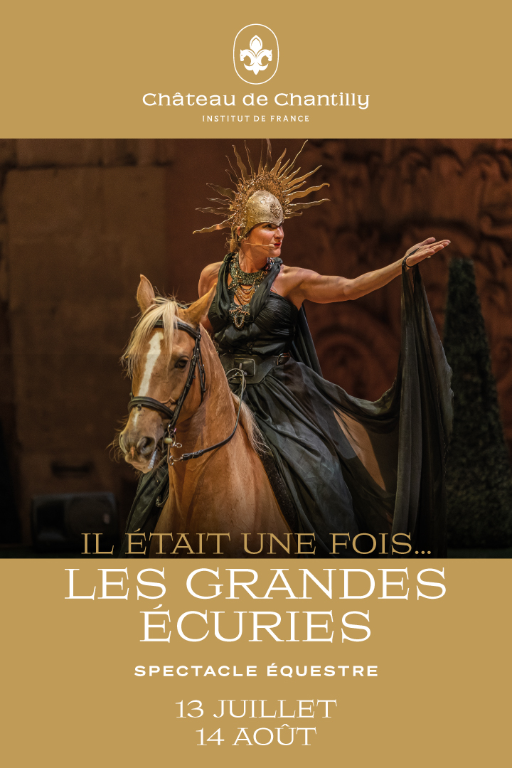 Affiche du spectacle équestre "Il était une fois les Grandes Ecuries"