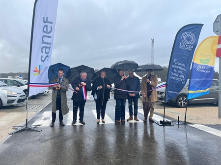 Inauguration, Ressons, diffuseur, giratoires, parking, covoiturage
