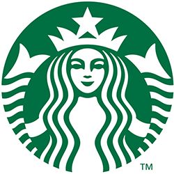 Logo Starbucks autoroutes Sanef