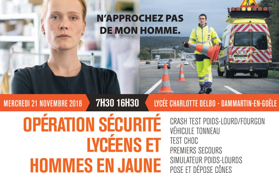 Affiche opération sécurité du personnel 2018