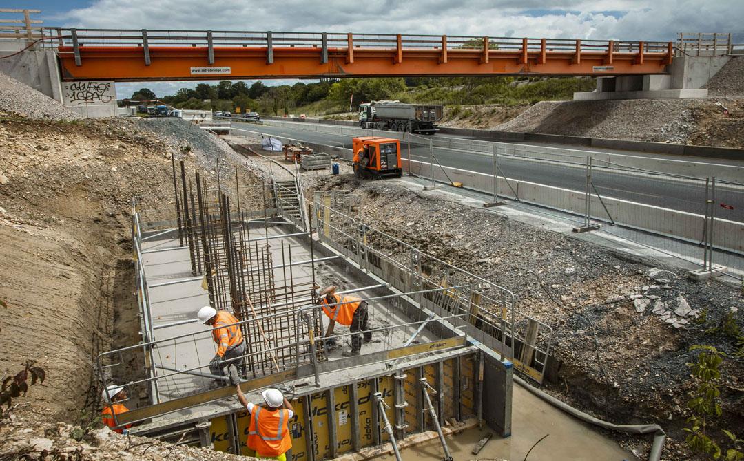 Travaux A13 élargissement Grands Projets