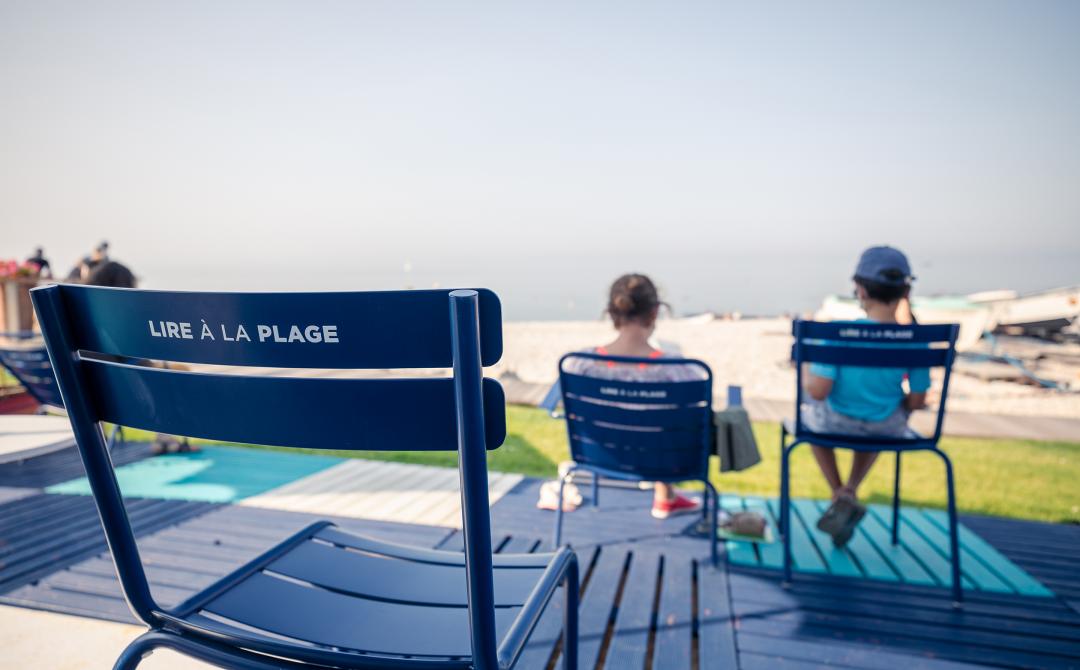 Opération "Lire à la plage" en Seine-Maritime