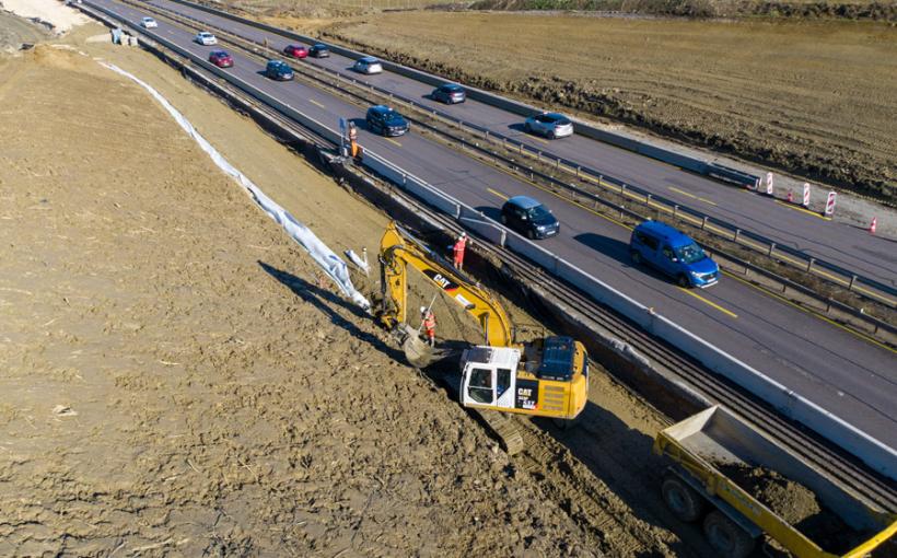 Autoroute A4 - CNEM - Atelier terrassement en déblai