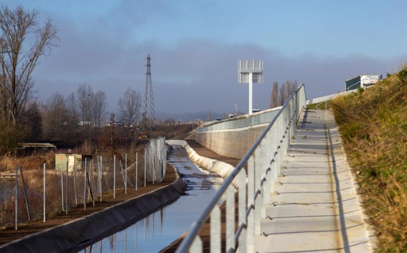 Mur de soutènement & bassin